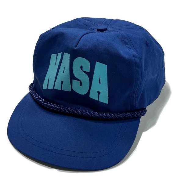 NASA Hat Blue Cap Rope Strapback Adjustable Sportcap Supreme - Picture 2 of 7